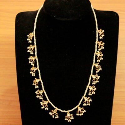Long Kundan Pearl Fashion necklace