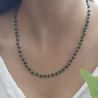 Green onex Necklace