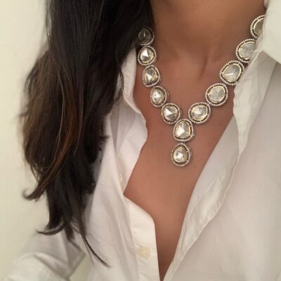 Bollywood Inspired Polki Jewellery Set