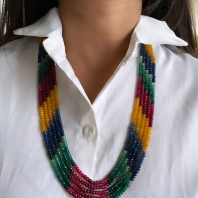 Mutli Color Onyx Necklace