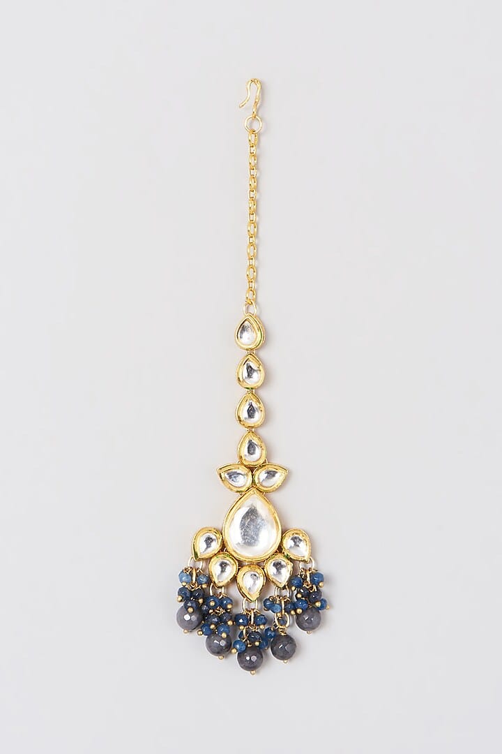 Sabyasachi Inspired Dsigner Kundan Necklace Set - Image 3