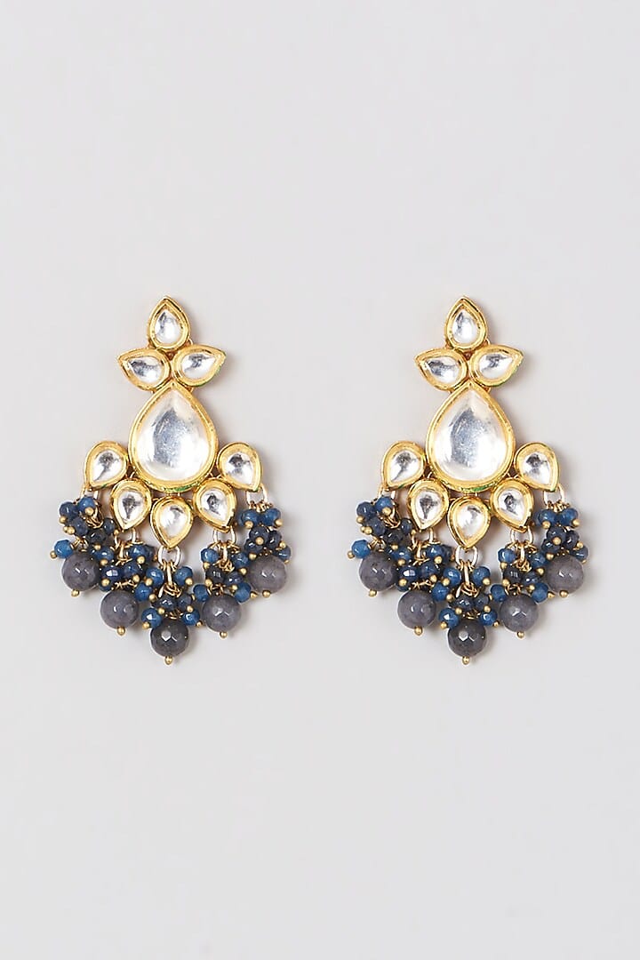 Sabyasachi Inspired Dsigner Kundan Necklace Set - Image 4