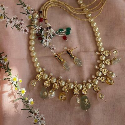 Multicolour meenakari choker Necklace