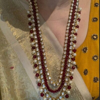 Kundan Rani Haar Necklace Set