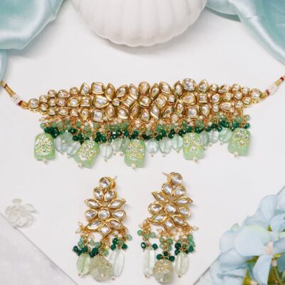 Kundan Choker Necklace Set