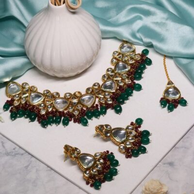 Kundan Choker Necklace Set