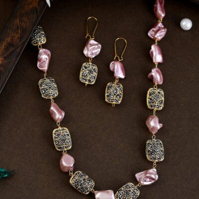 Gold Plated Multi Layered Unisex Necklace