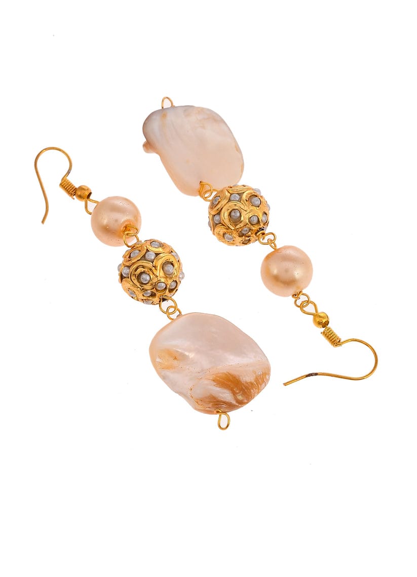 Baroque & Shell Pearl Triple Layered Mala - Image 4