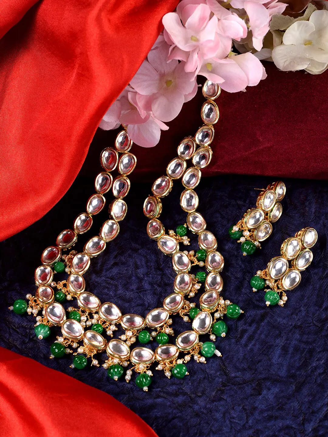 Kundan Layered Necklace Set
