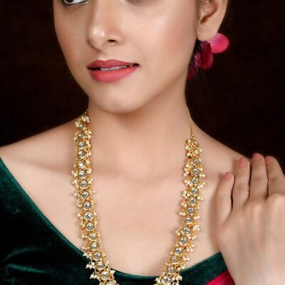 Elegant Traditional Long Pearl Necklace