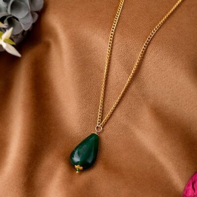 Gold Diamond Studded Pendant