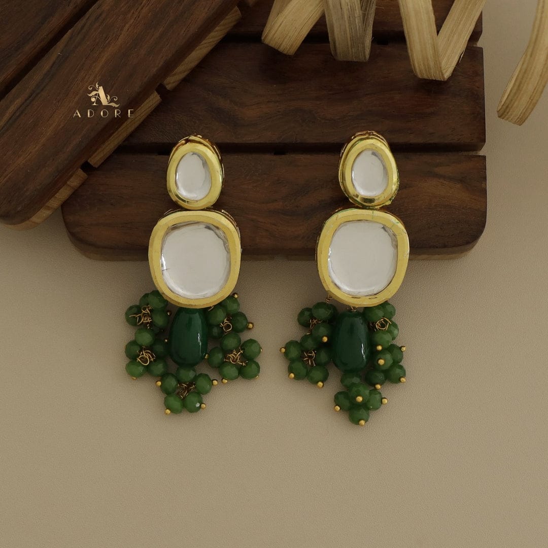 Heavy Meenakari Jadau Kundan Handmade Bridal Choker Necklace Set - Image 3