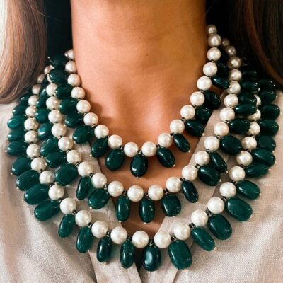 Pearl Cluster Premium Necklace