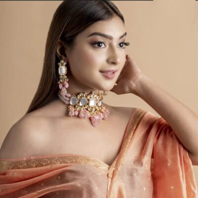 Kundan Choker Necklace Set