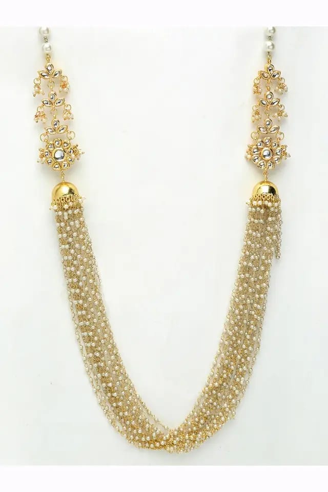 Gold Plated Multi Stranded Necklace - Image 4
