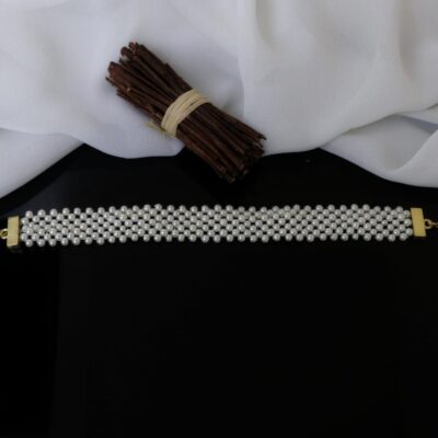 White Pearl Necklace Set