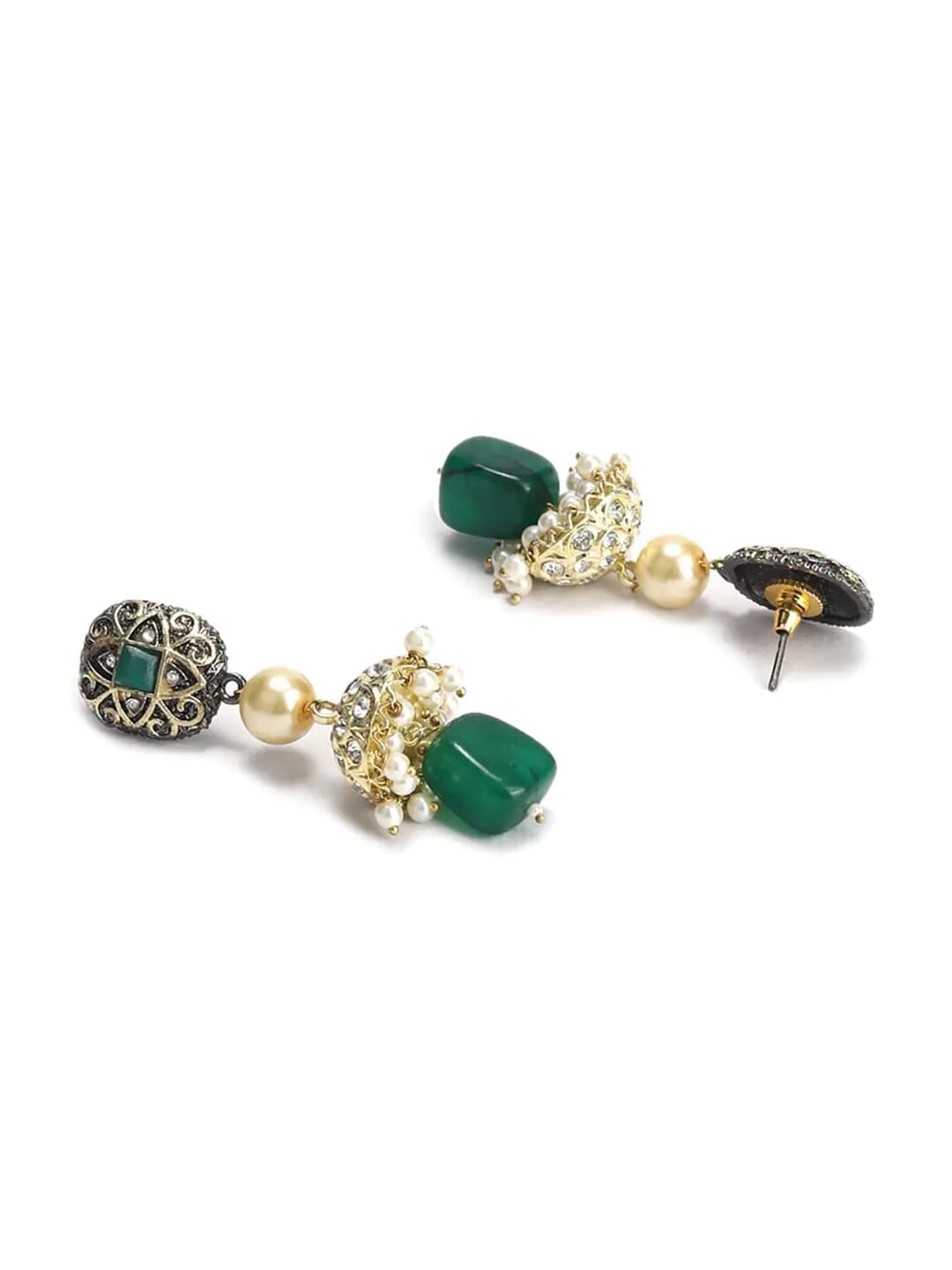 Fancy Shell Pearls Necklace With Earrings - Image 5