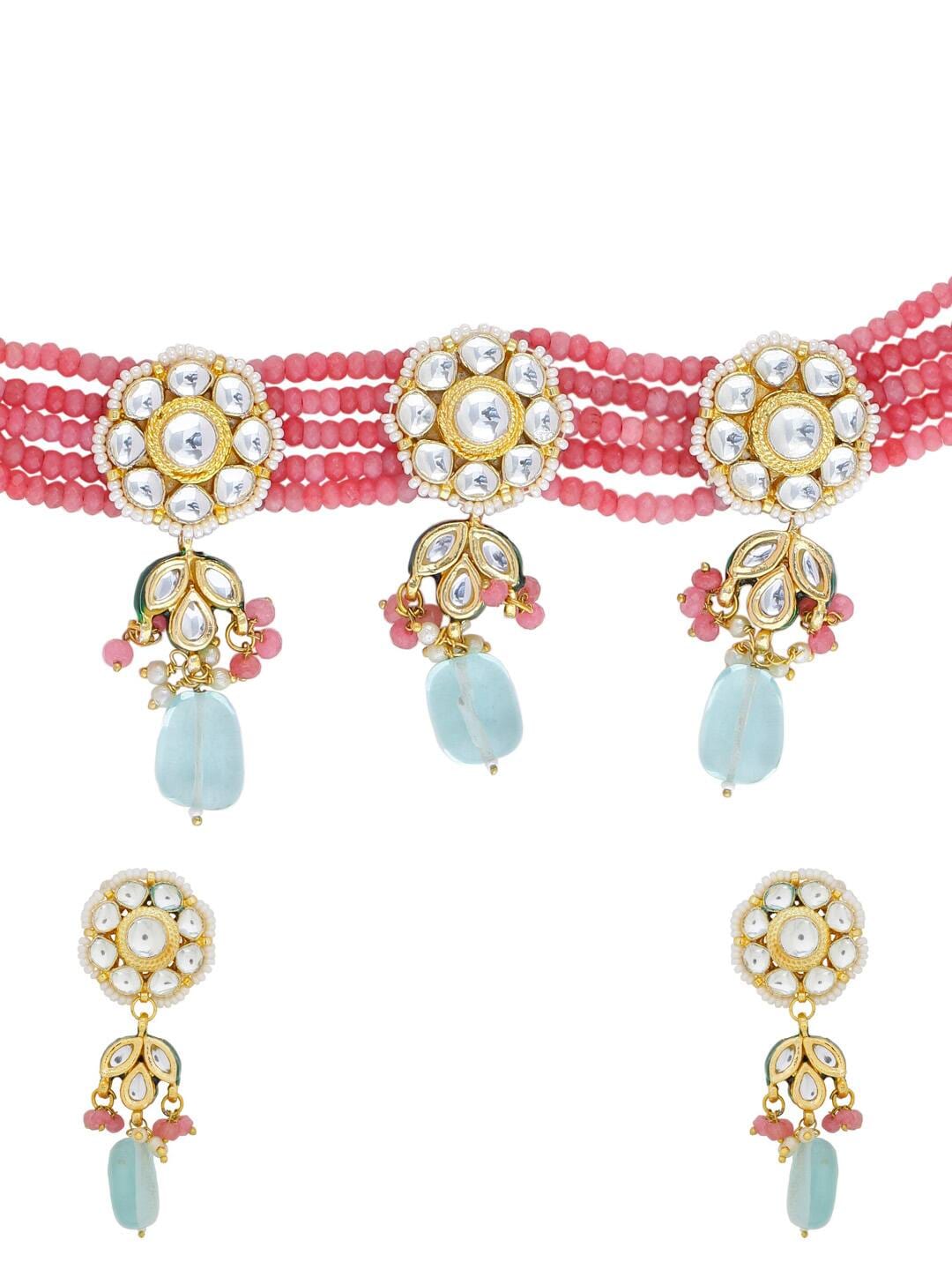 Elegant kundan choker set - Image 4