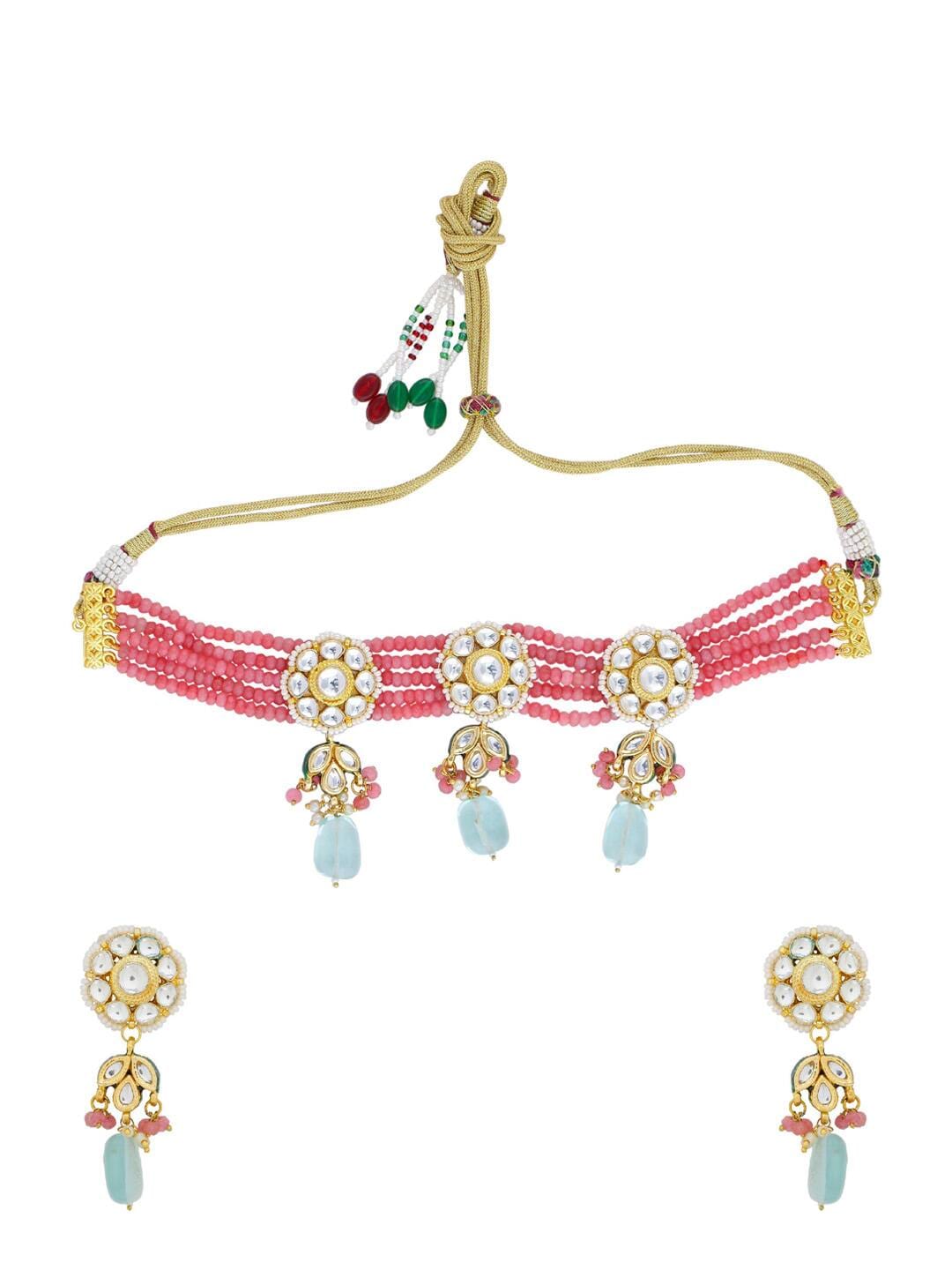 Elegant kundan choker set - Image 3