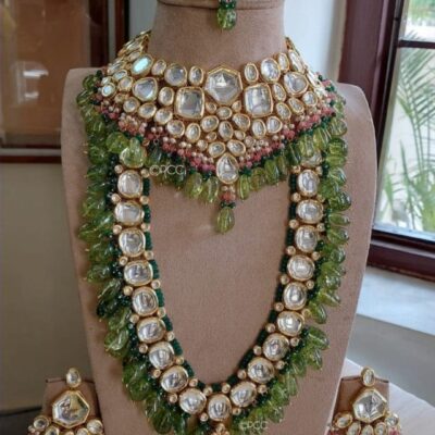 Kundan Bridal Long Necklace Set