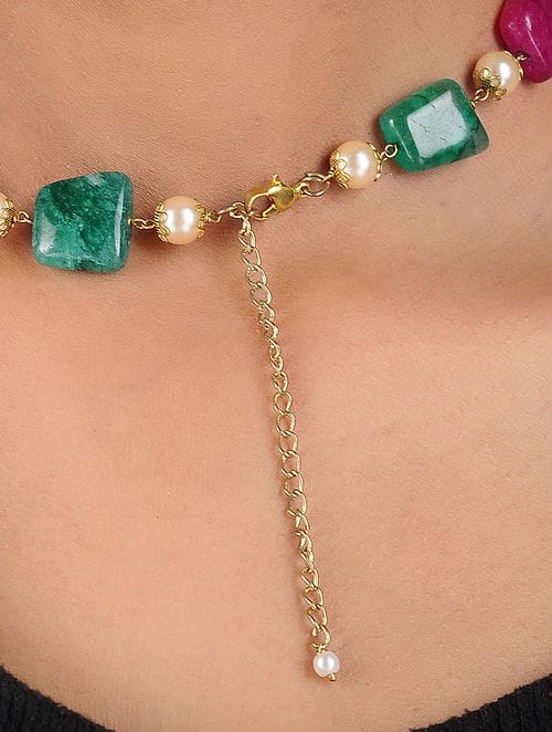 Multi Color Stone Necklace - Image 3