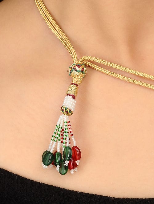 White Finish Pearl Mala - Image 3