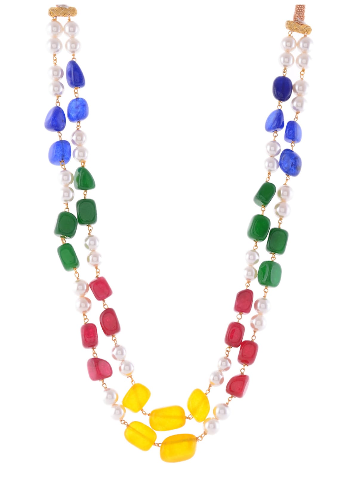 Long Multi Stone Neckpiece - Image 3