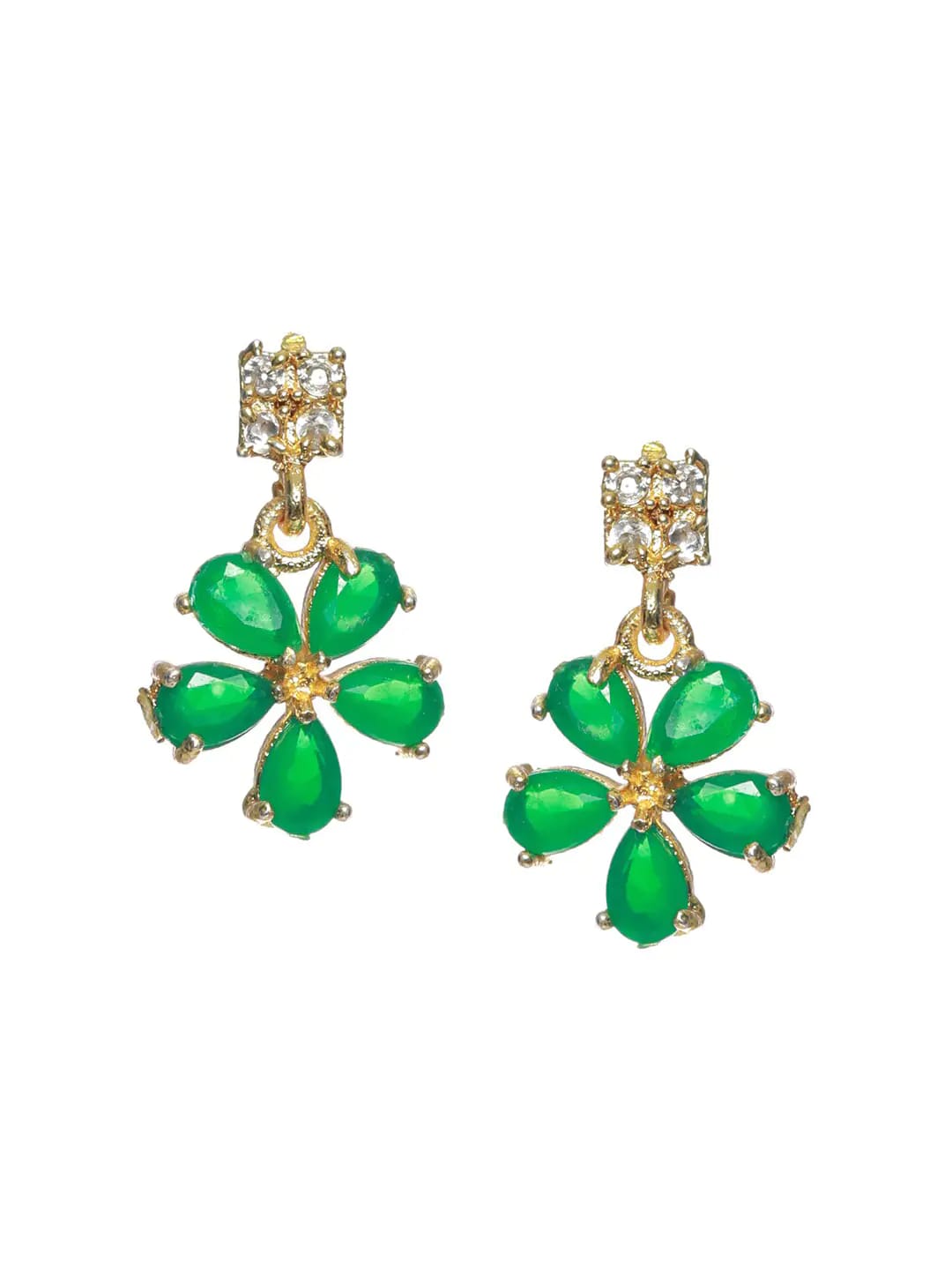 Green American Diamond Neckpiece - Image 5