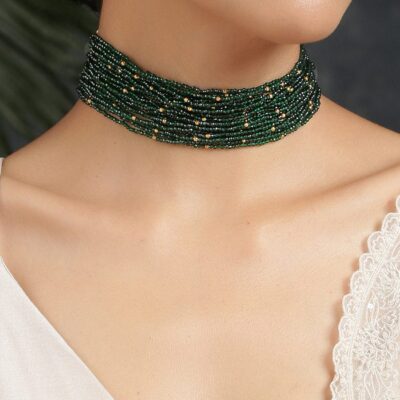 Green Bead Neckpiece