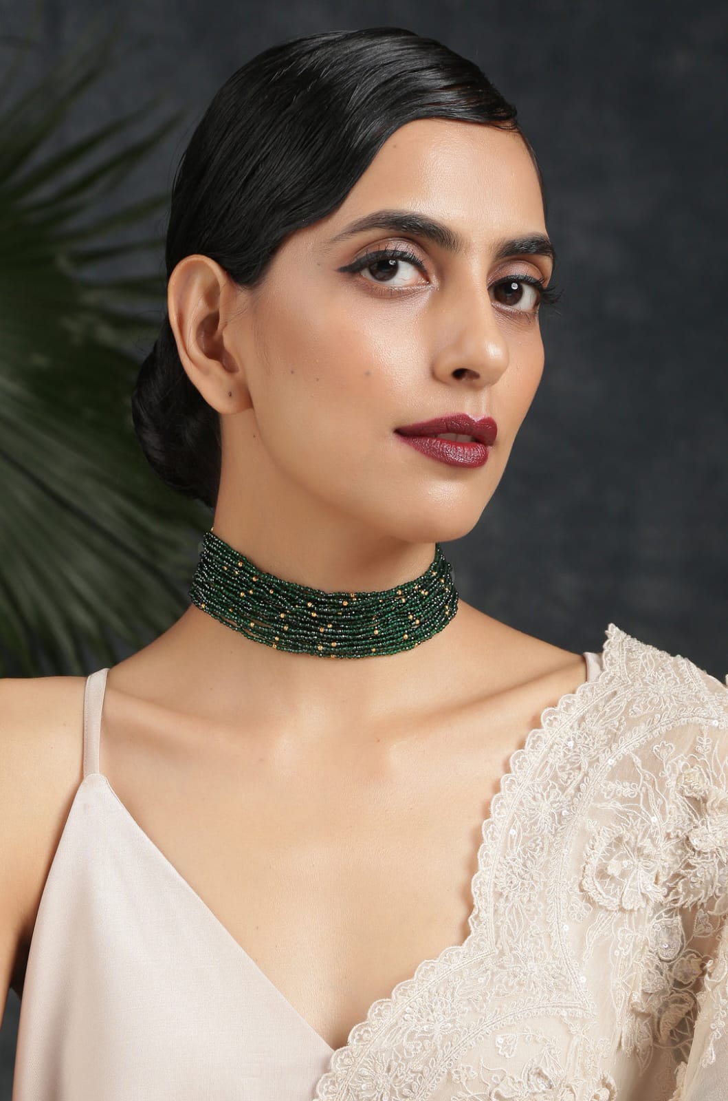 Green Bead Neckpiece - Image 4