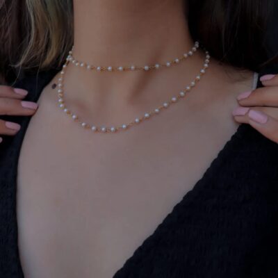 Fine White Pearls Necklace