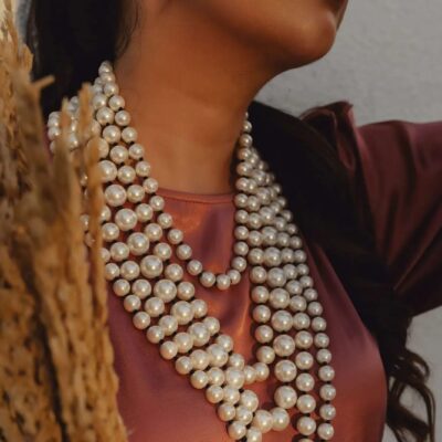 Fine White Pearls Necklace