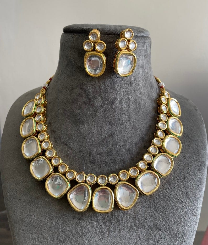 Kundan Choker Necklace Set