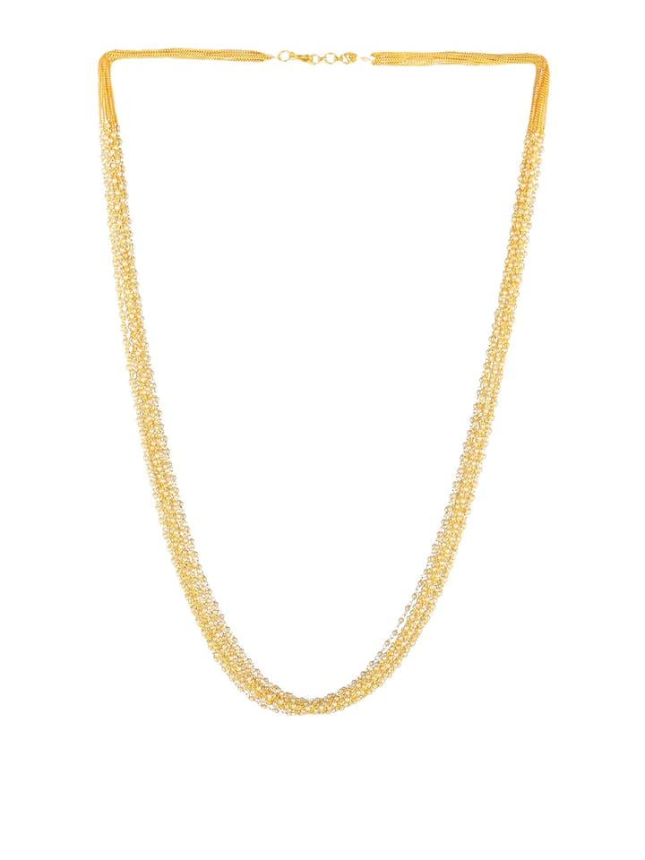 Gold Plated Antique White Pearls Flower Shaped Jewellery Set - Image 4