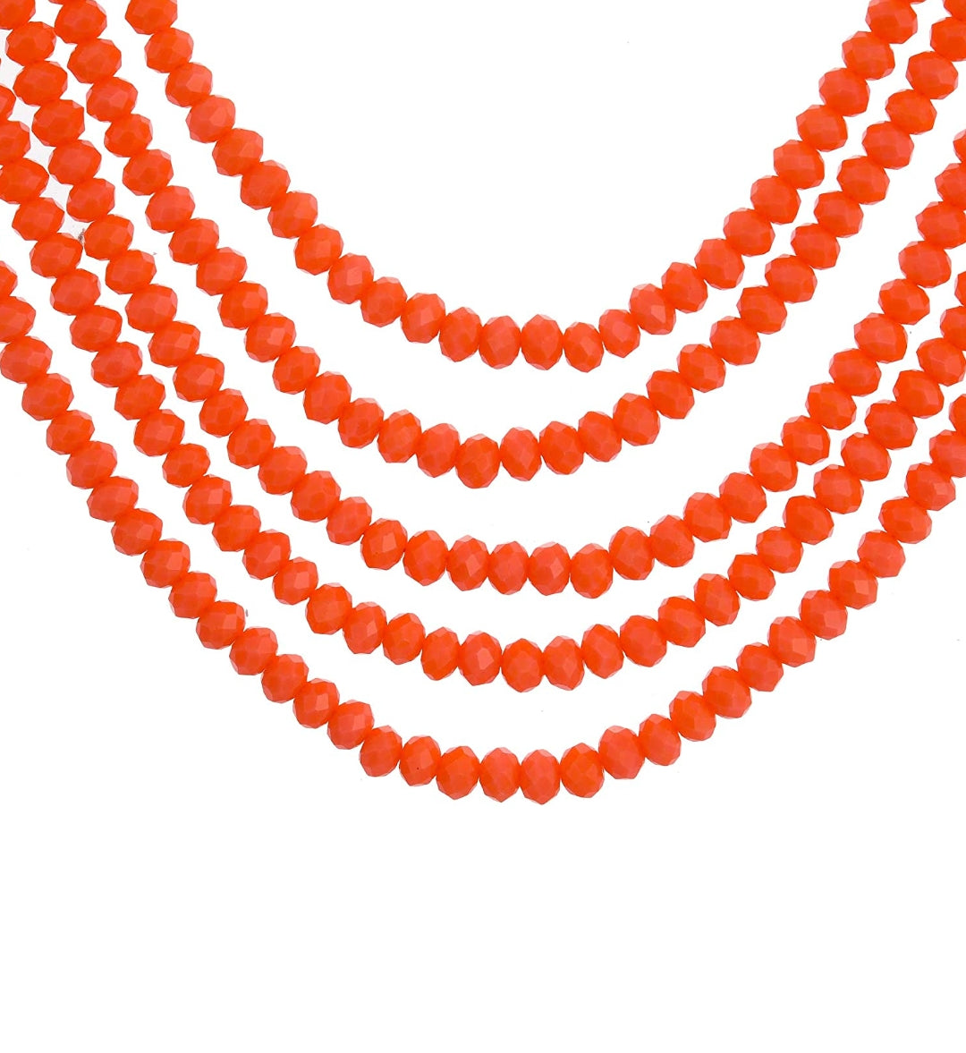 Orange Crystal Necklace - Image 2