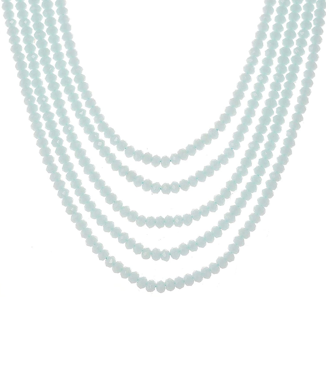 Sky Blue Crystal Necklace - Image 3