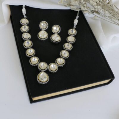 Polki Stone Work Neckpiece