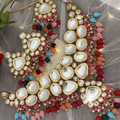 Beautiful Sabyasachi wedding Choker necklace Set