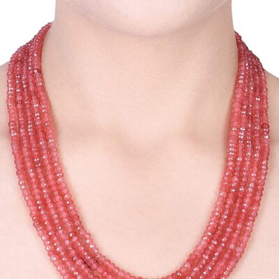 Pink Onyx Necklace