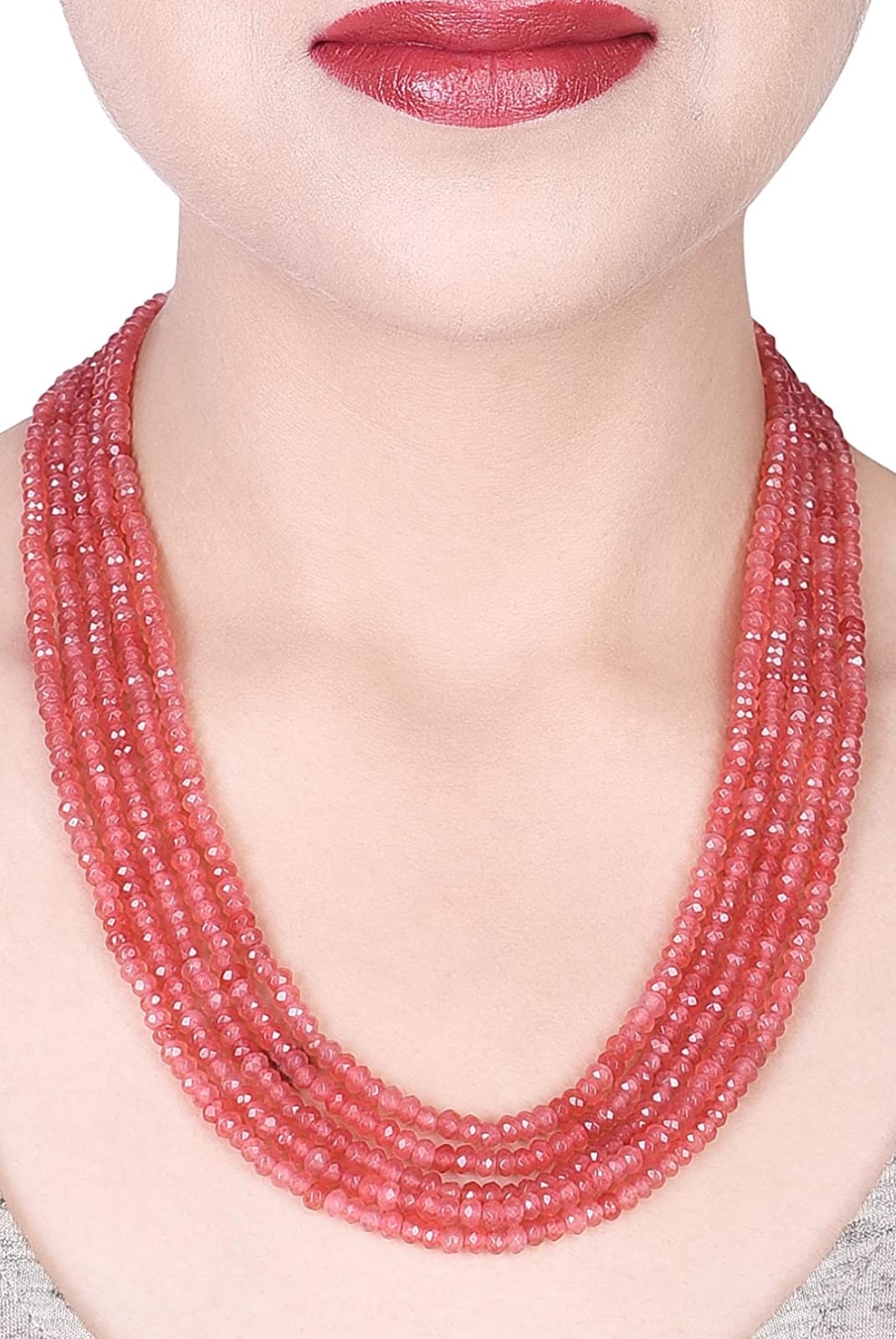 Pink Onyx Necklace