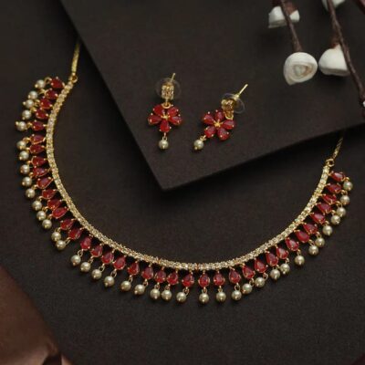 Red Ad Necklace