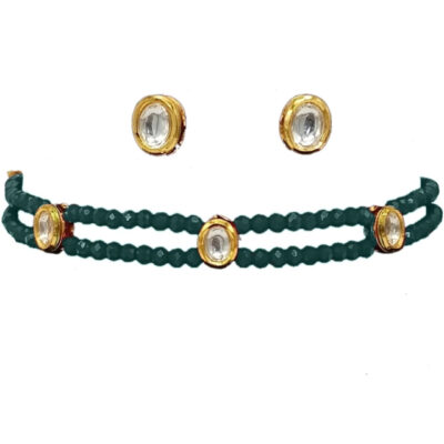Stunning Kundan Choker Necklace Set