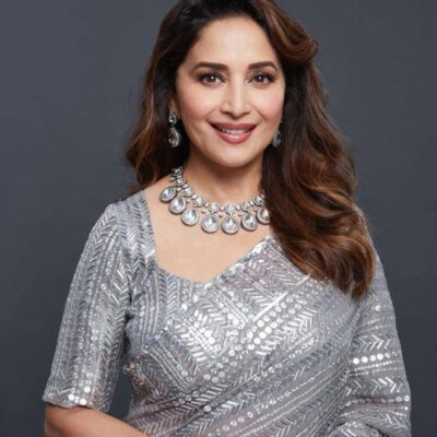 Madhuri Dixit Inspired Victorian Uncut Polki Faux Diamond Necklace set