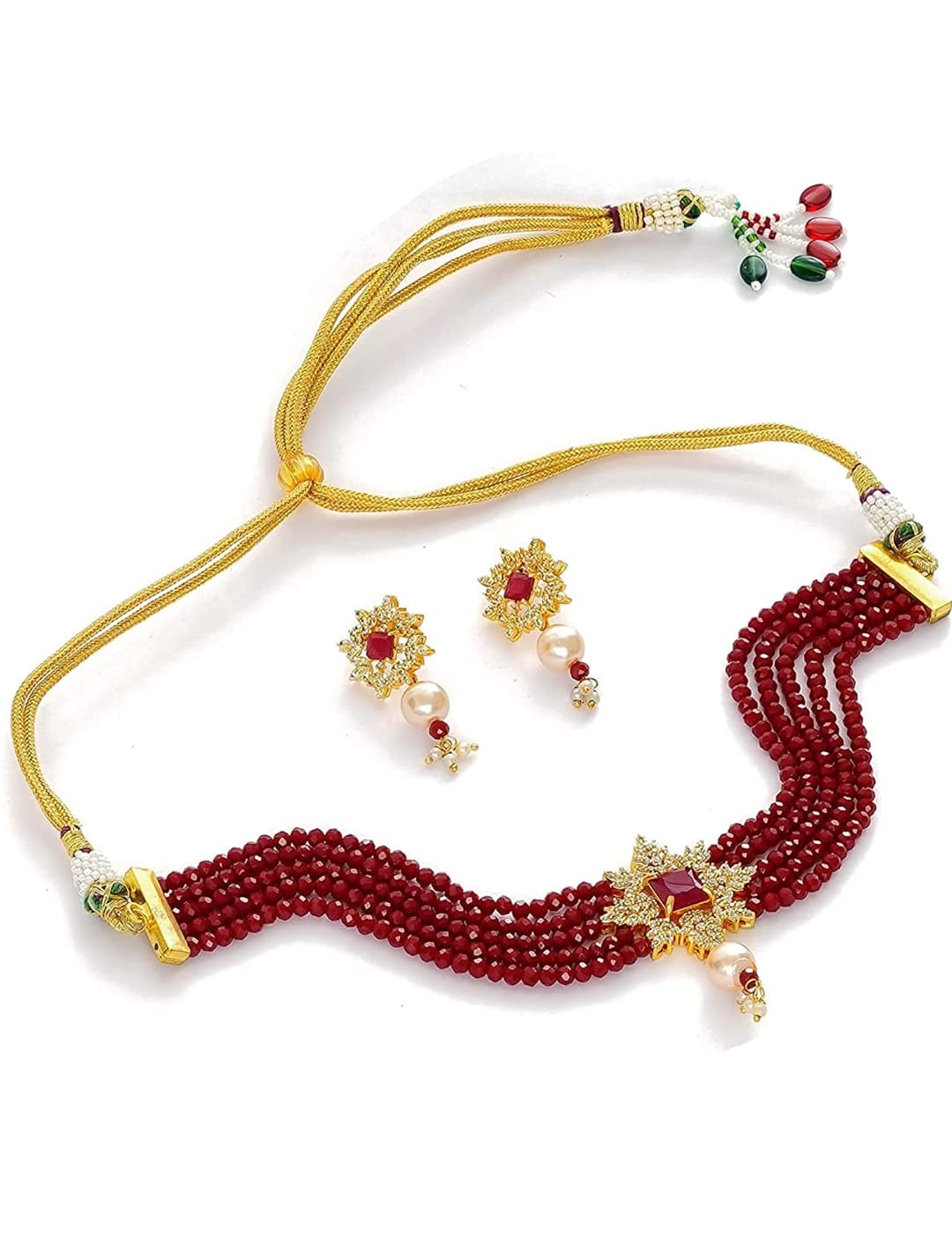 Maroon Ad Neckpiece - Image 3