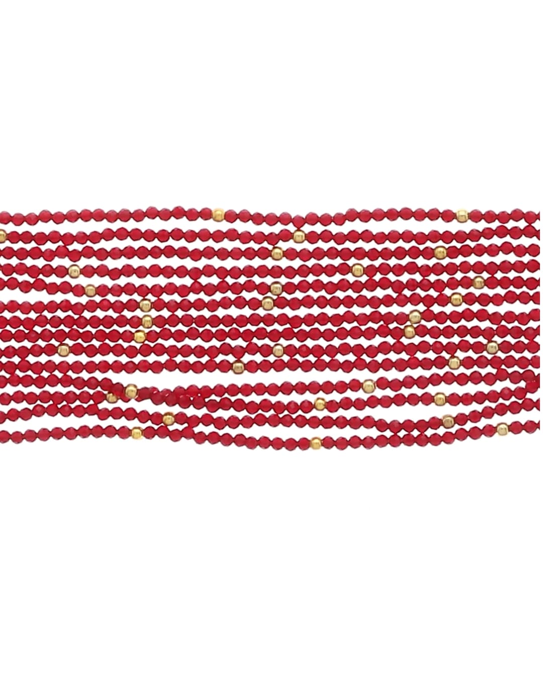 Gold Plated Red Hydro Stones Choker - Image 5