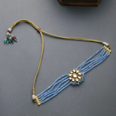 Gold Plated Kundan Choker Necklace