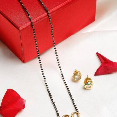 Kundan Classic Mangalsutra With Gold Plating