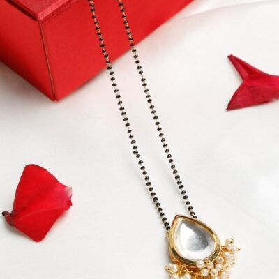 Kundan Classic Mangalsutra With Gold Plating