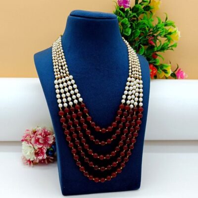 5 Layer Pearl Necklace