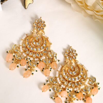 Gold Plated Statement Earrings